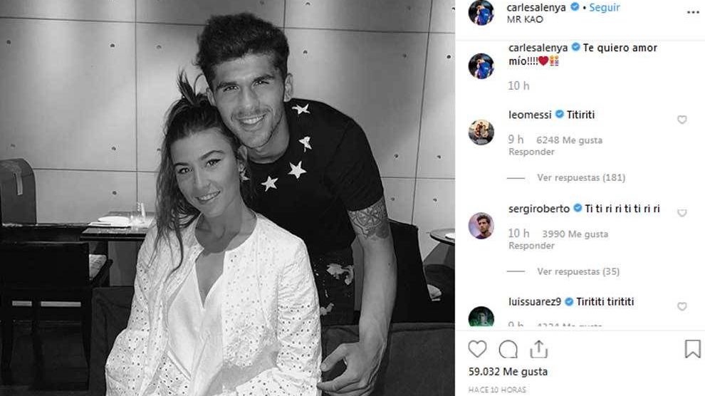 Messi si Suarez au TROLLAT un jucator de la Barca care si-a declarat public iubirea fata de iubita. FOTO Messi si Suarez au TROLLAT un jucator de la Barca care si-a declarat public iubirea fata de iubita. FOTO